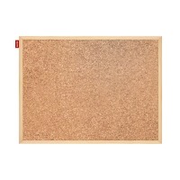 Tablica korkowa 120x90 drewno MEMOBE