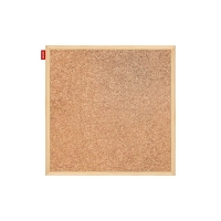 Tablica korkowa 100x100 drewno MEMOBE