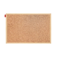 Tablica korkowa 120x80 drewno MEMOBE