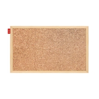 Tablica korkowa 100x60 drewno MEMOBE