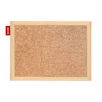 Tablica korkowa 40x30 drewno MEMOBE