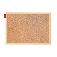 Tablica korkowa 70x50 drewno MEMOBE