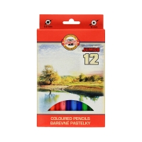 Kredki ołówkowe 12kol Jumbo Omega KIN 3372