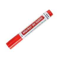 Marker tablic czerwony okrągły Taurus TMW-03