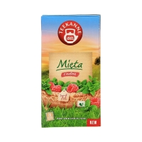 Herbata ekspresowa ziołowa Mięta z maliną Teekanne 20t koperty