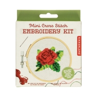Mini zestaw haft krzyżykowy Róża Kikkerland GG178