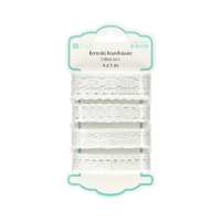 Koronki bawełniane Bridal White 1m (4)