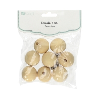 Koraliki drewniane Kulki 30mm (8)
