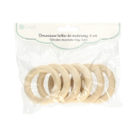 Kółko drewniane makrama 55mm (6)