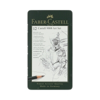 Ołówki do szkicowania - zestaw 12szt. Castell 9000 Art Set Faber-Castell FC119065