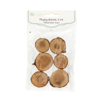 Plastry drewna koło 6 szt fi 4-5 cm