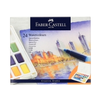 Farba akwarelowa 24kol kostki Faber-Castell FC169724