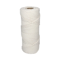 Sznurek bawełniany 3mmx100m biały naturalny