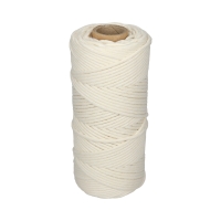 Sznurek bawełniany 3mmx100m śmietankowy