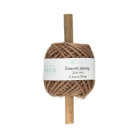 Sznurek jutowy 2mmx30m brązowy