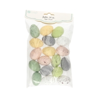 Ozdoby wielkanocne - jajka przepiórcze - pastelowe 4cm (18)