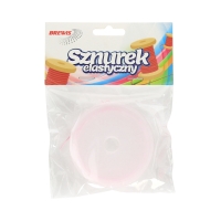 Sznurek elastyczny 0.4mmx6m różowy Brewis