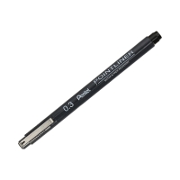 Cienkopis kalibrowany 0.3mm czarny Pentel S20P-3A