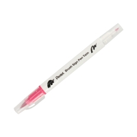 Pisak dwustronny karminowy Brush Sign Pentel SESW30