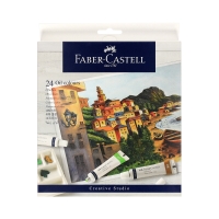 Farba olejna 24kol 9ml tuba Faber-Castell FC379524