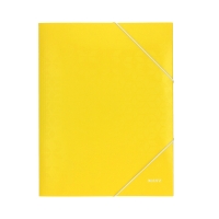 Teczka gumka A4 żółta karton Wow Leitz
