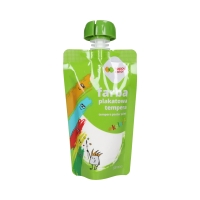 Farba tempera 100ml biała saszetka Happy Color
