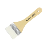 Pędzel nylonowy 85mm płaski biały Happy Color HA7251 1022-85