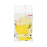 Rękawice gumowe żółte S Contract Vileda Professional (2)