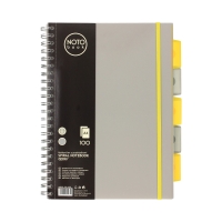 Kołobrulion A4/100 kratka szary Grand NotoBook