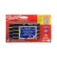 Zestaw markerów akrylowych 5kol końcówka pędzelkowa Sharpie 2201182
