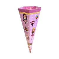 Róg obfitości - tyta szkolna 56cm/75cm Księżniczki pięciokąt