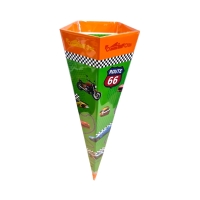 Róg obfitości - tyta szkolna 56cm/75cm Auta pięciokąt