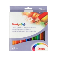 Kredki ołówkowe 24kol Pentel CB8-24