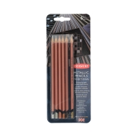 Kredki ołówkowe 6kol metaliczne Traditional Derwent 2305600