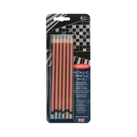 Kredki ołówkowe 6kol metaliczne Pastel Derwent 2305602