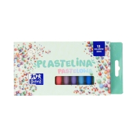 Plastelina 12kol pastelowych Oxford 400178108