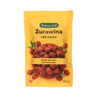 Żurawina całe owoce 100g Bakalland