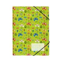 Teczka gumka A4/PP nadruk Pady Biurfol