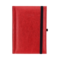 Kalendarz książkowy A5 Nauczyciela czerwony Nebraska Dzienny