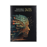 Kalendarz książkowy B6 Nauczyciela Modern PCV Tygodniowy