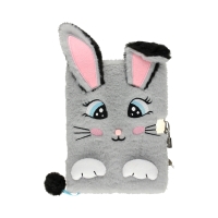Pamiętnik z kłódką A5/96 Włochacz MLF Rabbit