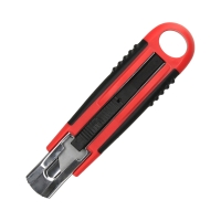 Nóż bezpieczny sprężynowy czerwono-czarny Auto Slide Coba