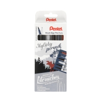 Pisak dwustronny (6) Mglisty Poranek Brush Sign Pentel SESW30C