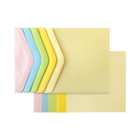 Baza do kartek ozdobnych - karnet + koperta 145x145 mix pastelowy (5)