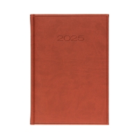 Kalendarz książkowy B5 Vivella brązowy 51T tygodniowy