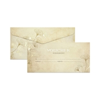 Zestaw voucher + koperta DL Ginkgo - 5szt.