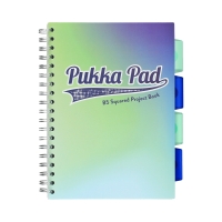Kołozeszyt B5/100 kratka Pukka Pad Project Book Seafoam morski