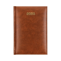 Kalendarz książkowy A5 Dyrektorski brązowy dzienny