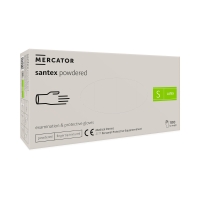 Rękawice lateksowe pudrowane S Santex Mercator (100)