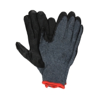 Rękawice powlekane szaro-czarne XL/10 Plast (2)
